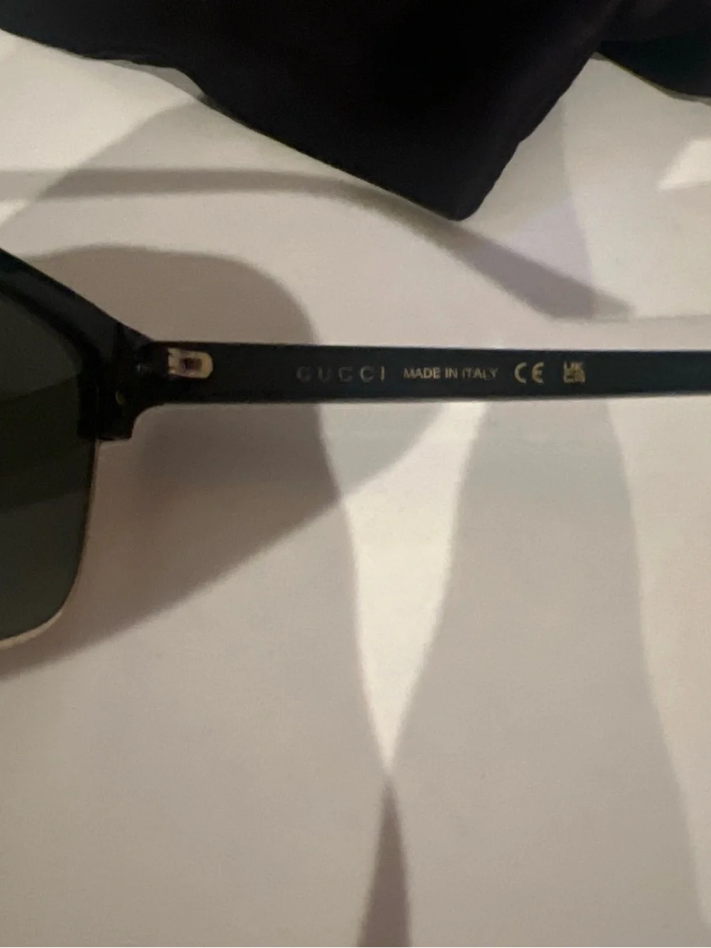 GUCCI GG1897SK 001 Black Grey Men's 54-19-145 Medium Sunglasses Italy